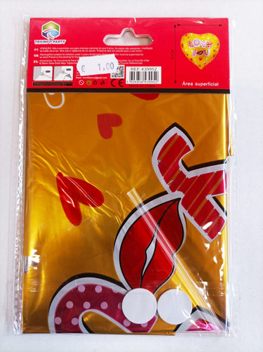 Balão Coração e Love You 3 - 1 pç